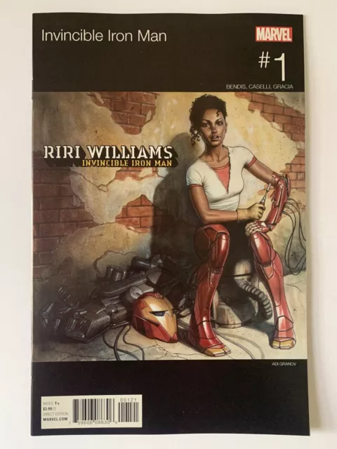 Invincible Iron Man #1 9.4 Nm 2017 Adi Granov Hip Hop Variant Marvel Comics