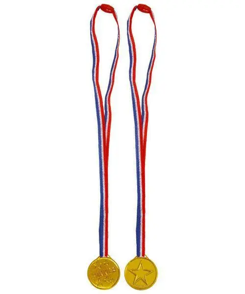 Olympiasieger Medaillen Plastikspiele Spielzeug Preise Geschenke für Kinder Kinder 2