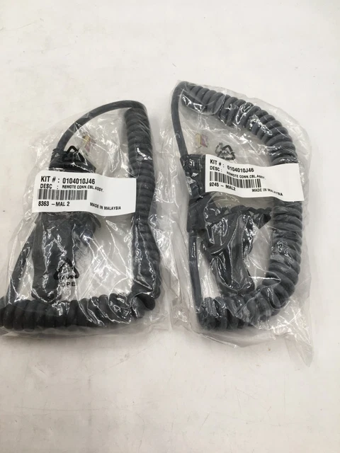 Lot of 2 Motorola 0104010J46 Replacement Cord Assembly for NMN6191 & NMN6193