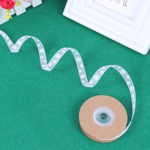 2x Weihnachten Baum Band Weihnachten Band Diy Verpackung Handwerk Satin Band 10