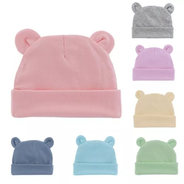 Cute Baby Hats Newborn Beanie Cotton Soft Elastic Baby Cap for Girls Boys Hat