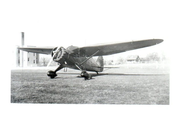 Stinson Reliant Gull Wing Airplane Aircraft Vintage Photograph 5x3.5"