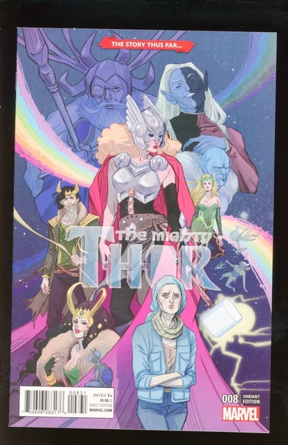 Mighty Thor #8 Near Mint 9.4 2016 Marguerite Sauvage The Story Thus Far Variant