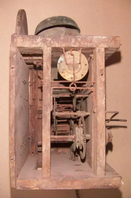 Orologeria-Meccanismo Di Antico Orologio-Scompleto E Da Restaurare-Decorativo