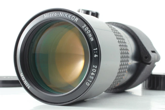 [Near MINT] Nikon Ai-s Ais Micro Nikkor 200mm f/4 Macro MF Lens From Japan