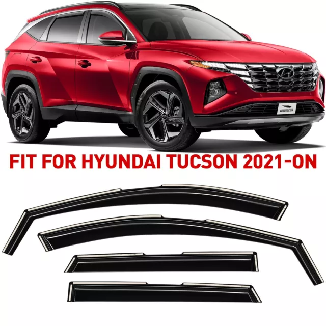 SIDE WINDOW DEFLECTORS Rain Guards for 20212024 Hyundai Tucson