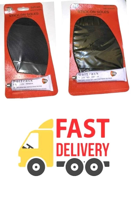 SOLTRACK DIY STICK On Soles With Glue Shoe Repair Supplies Ladies Mens 9.99 PicClick UK