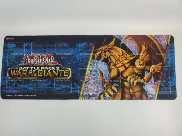 1996 Yugioh Trading Card Game Mat/Board/Mouse Pad Battle pack 2 War of Giants B4