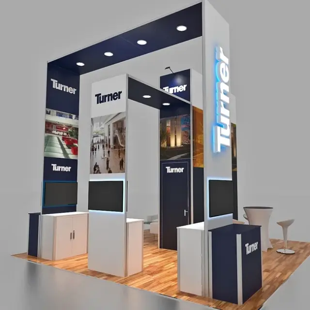 Custom Trade Show Display - Turner Construction