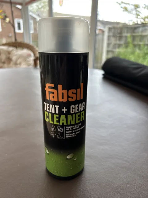 Fabsil Tent + Gear Cleaner Part Used 500ml Bottle