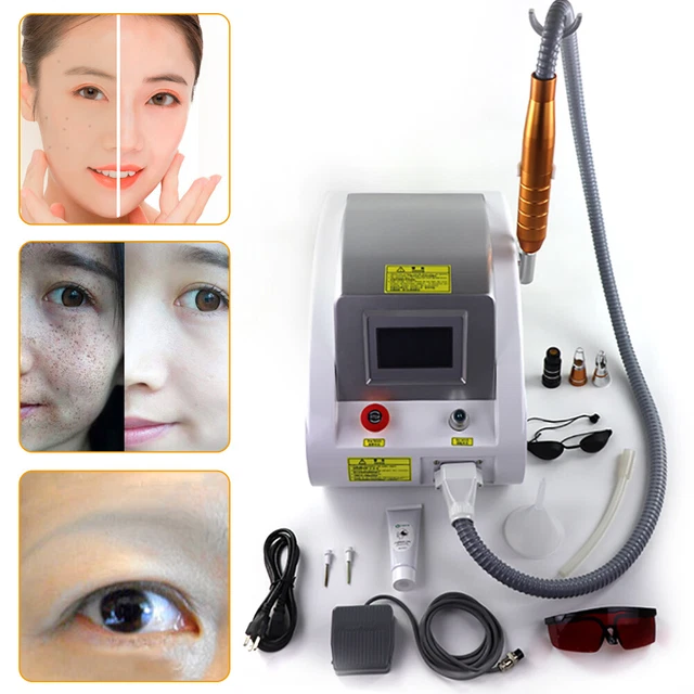 Máquina de belleza de la piel pigmento para cejas con láser Nd YAG picosegundo