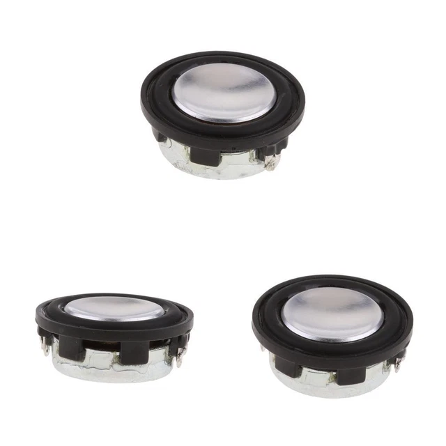 3x DIY Mini Stereo Audio Lautsprecher 4Ohm Breitbandlautsprecher NEU Schwarz