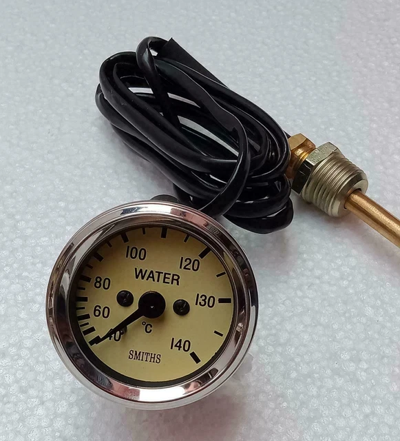 SMITHS REPLICA MECHANICAL Water Temp Gauge 52 mm magnolia 6 ' lead EUR