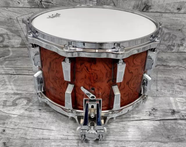 Sonor Signature 14"x8" HLD-580 Snare Bubinga Heavy Vintage Germany  •TOPZUSTAND• 3