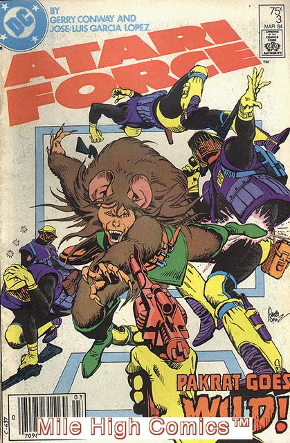 ATARI FORCE (1984 Series) #3 NEWSSTAND Very Fine Comics Book