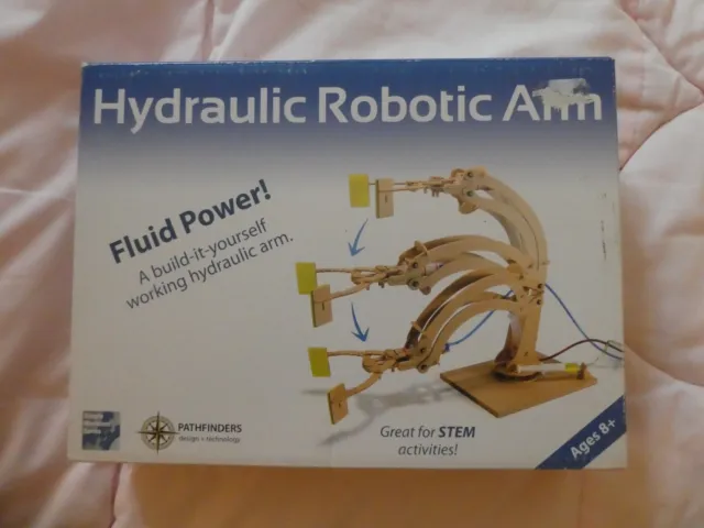 Hydraulic Robotic Arm Wooden Kit Pathfinder range. Stem Activities BNIB Age 8+