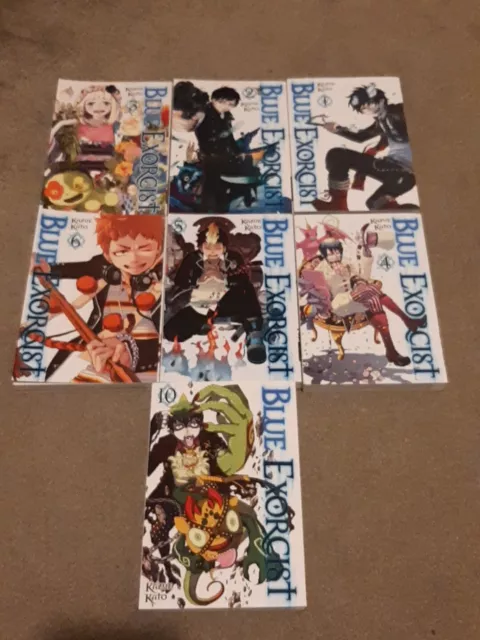 Blue Exorcist Manga Vol 1 - 6 And Vol 10