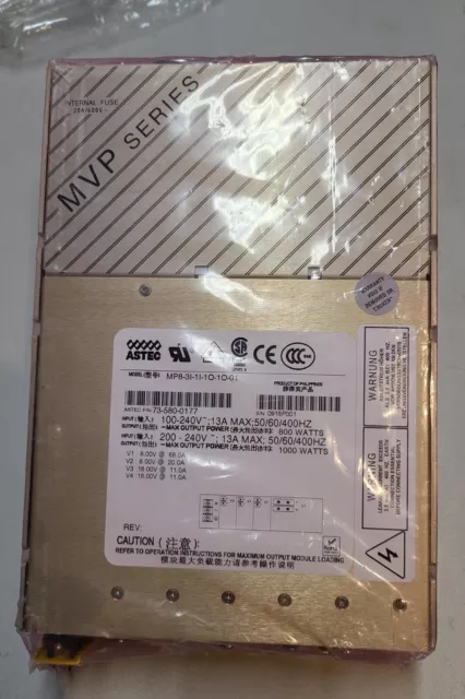 ASTEC MP8-31-1I-10-10-01 Industrial Power Supply MULTI VOLTAGE + 8 /-8V+18V/-18
