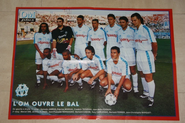 page POSTER )) équipe OM Olympique de Marseille 1984/85