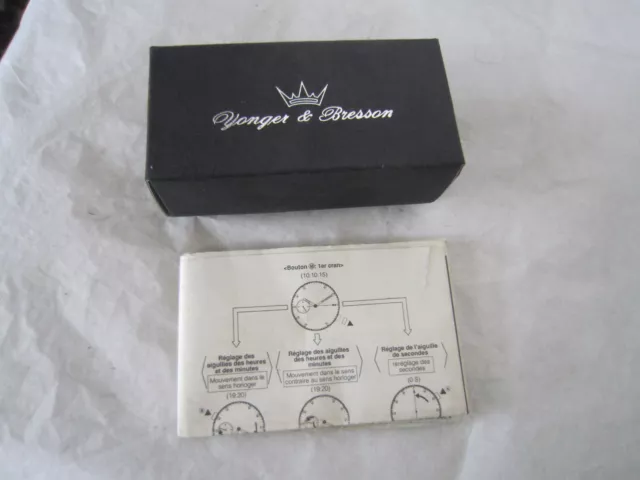 CHRONOGRAPHE YONGER ET Bresson water r sistant 30M. Miyota. Non
