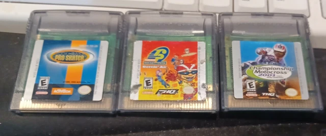 Game Boy Color Lot Pro Skater Championship Motocross 2001Rocket PowerGettin' Air