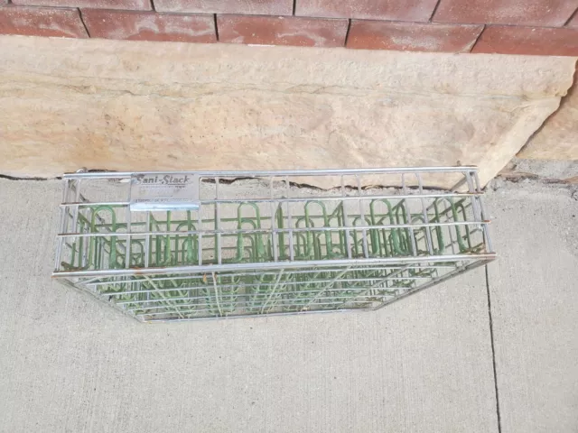 Sani-stack Metal Dishwasher Rack 36 3" X 3" Sections Basket 19-1/2" X 19-1/2" #6