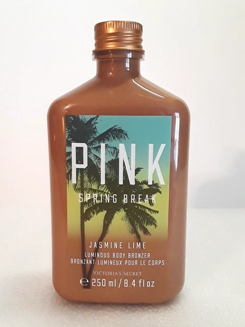 Victorias Secret Pink Spring Break Jasmine Lime Luminous Body Bronzer 8.4oz Rare