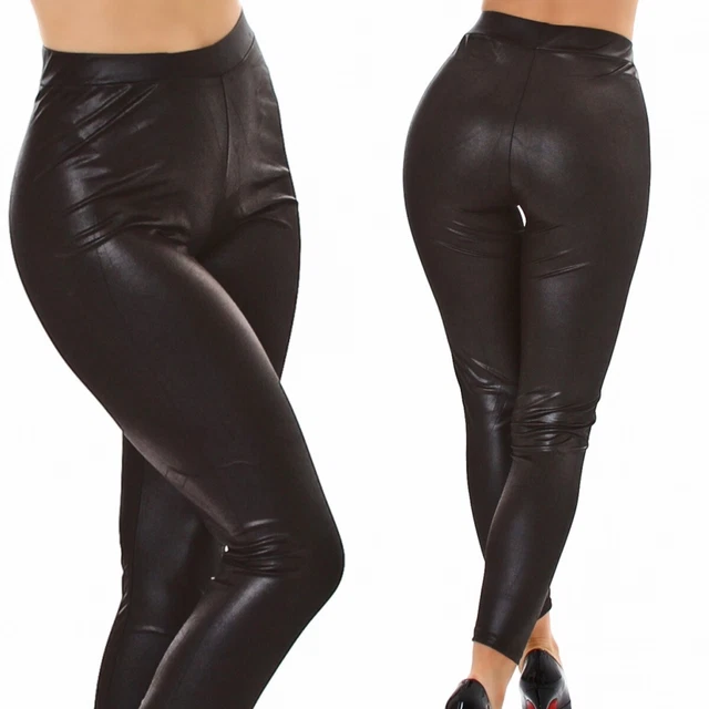 Leggings Pailletés Noir Femme - Taille Haute - Taille 36 - Jela London - Neuf Avec étiquettes