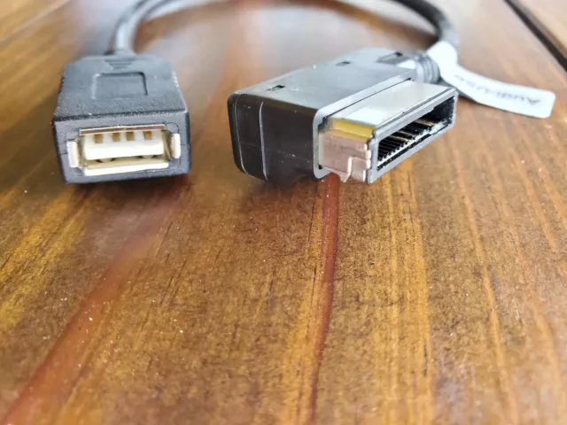 AUDI VW Music Interface MDI MMI AMI to USB Cable Data Sync Charging Adapter Lead