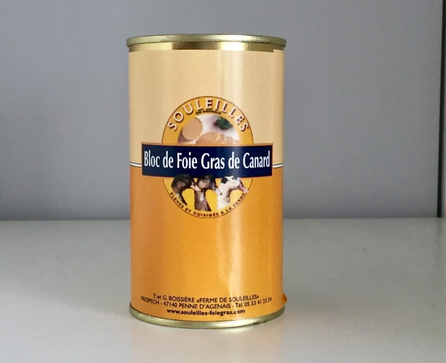 BLOC DI FOIE GRAS  D'ANATRA DEL PERIGORD (190g) ALLEV. A TERRA NO CONSERVANTI