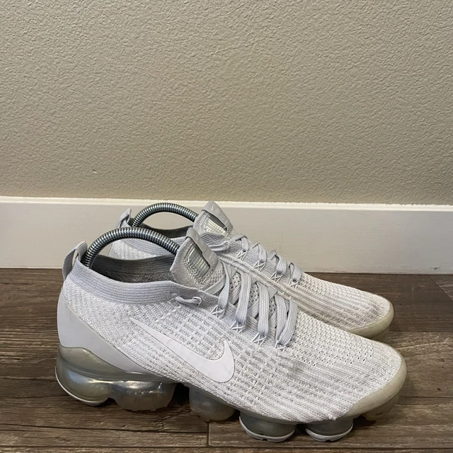 Nike Air VaporMax Flyknit 3 Pure Platinum Men’s Size 9 AJ6900-102 White