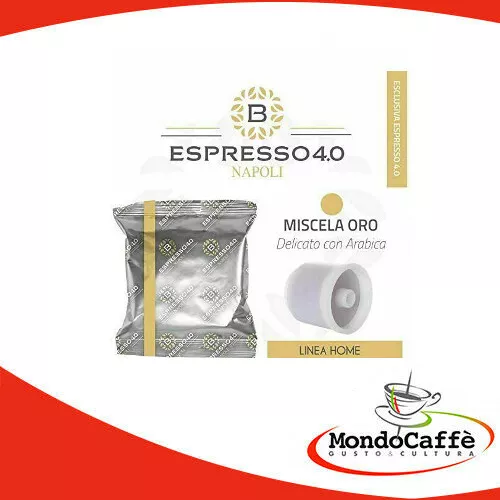80 Capsule Caffe Compatibili Illy Iperespresso Espresso Miscela oro Barbaro
