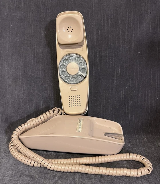 Retro Classig VINTAGE WESTERN ELECTRIC Trimline Wall Mount Rotary Dial Telephone ...