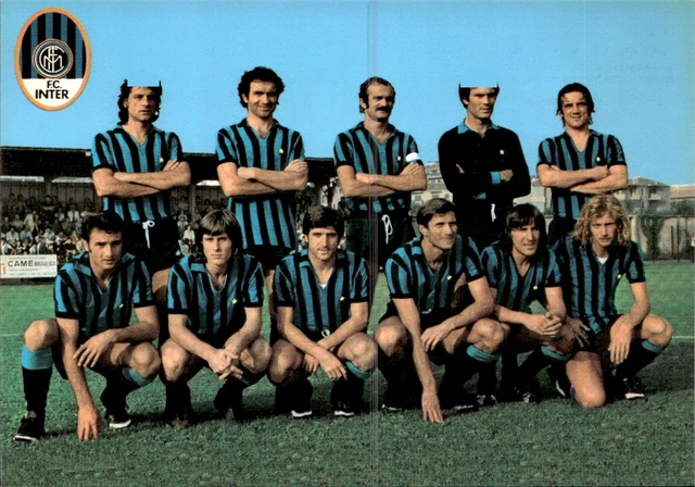 Cartolina formazione squadra A.C Milan campionato 1978-1979