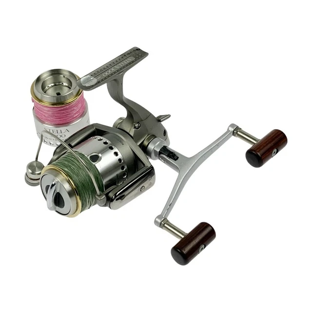 SHIMANO 95 STELLA 3000 With Replacement Spool Double Handle