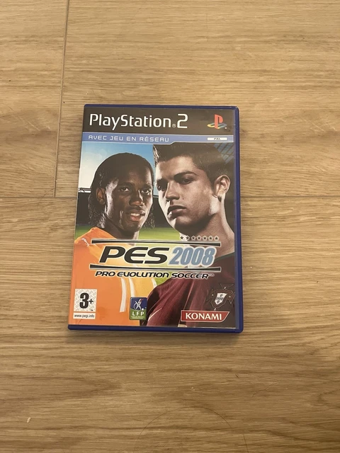 Jeu PS2 PES 2008 Complet - Bon état, Boîtier Et Instructions - Version Française