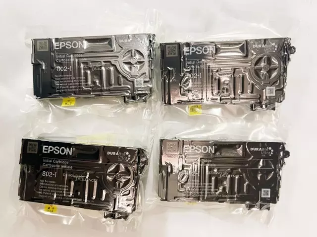 Epson 802-I Initial Ink Cartridges Set for Epson WF-4720/4730/4734/4740 Genuine