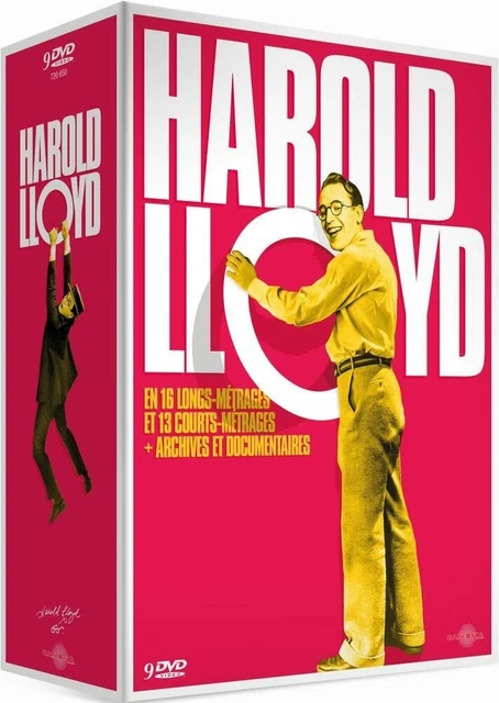 Coffret DVD : Harold Lloyd - 16 longs métrages + 13 courts métrages - NEUF