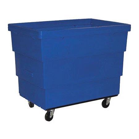 Royal Basket Trucks G11-Blx-Rca-4Hnn Cube Truck,7/16 Cu. Yd.,800 Lb. Cap,Blue