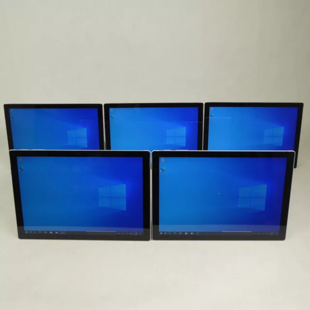 LOT OF 5 - MICROSOFT SURFACE PRO 7 1866 i5-1035G4 1.1GHZ 256GB SSD 8GB SEE DESCR