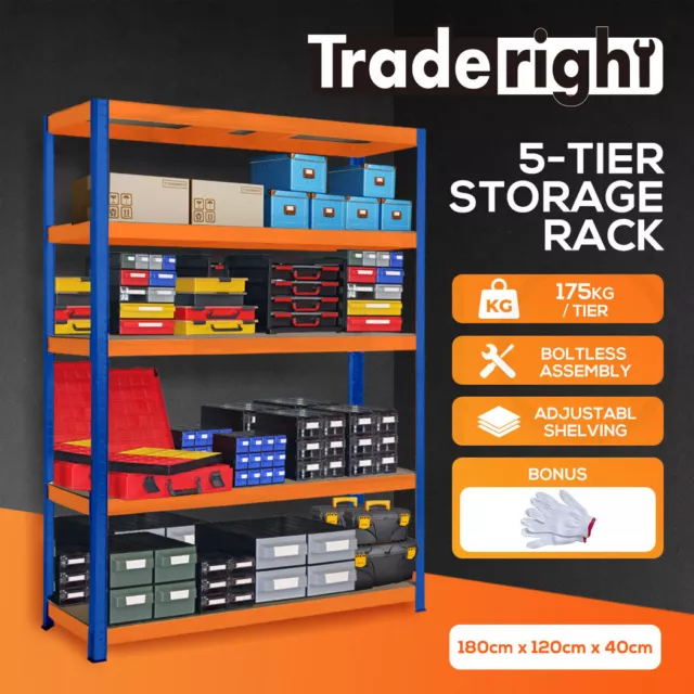 Traderight  Warehouse  Shelving Rack Pallet Racking Storage Steel Metal 1.8X1.2M