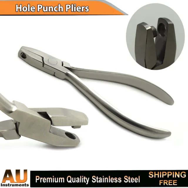 Orthodontic Hole Punch Aligner Plier Thermal Forming Laboratory Instruments