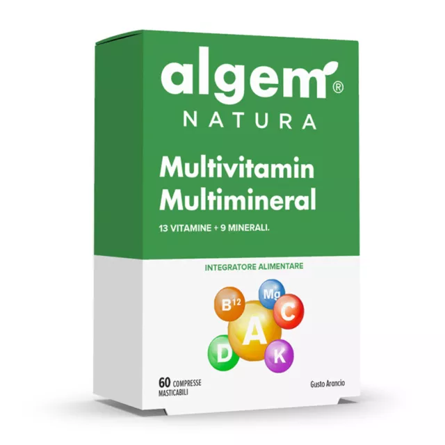 Algem Natura Multivitamin Multimineral 60 Cpr