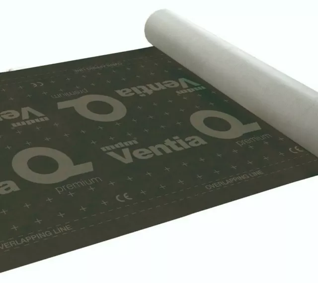 Ventia Q Premium Unterspannbahn 230g/m2 Unterdeckbahn Dachfolie Schalungsbahn