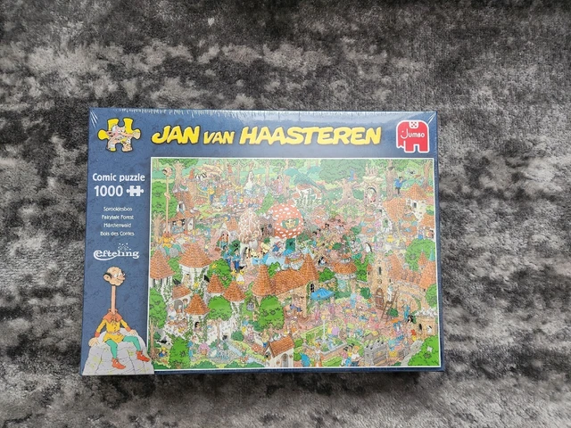 PUZZLE JAN VAN Haasteren foresta fiabesca Efteling 1000 pezzi NUOVO