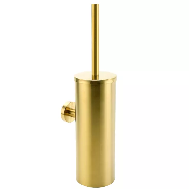 Brushed Gold Towel Rail Rack Toilet Paper Holder Robe Hook Brush Stainless Steel