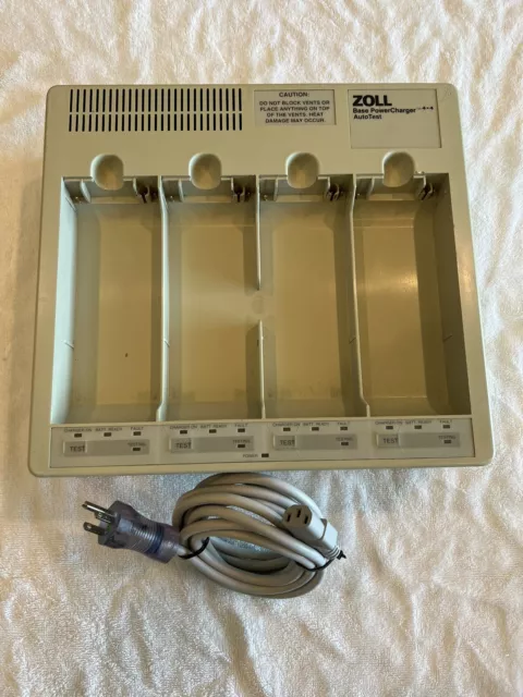 Zoll Base Power Charger 4X4, Autotest, Charger Only, No batteries