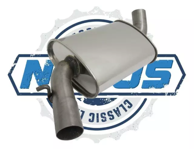 Inox Silencieux Central Novus 55MM Inscription Gratuite VW Golf 2 1.8 Gti 16V