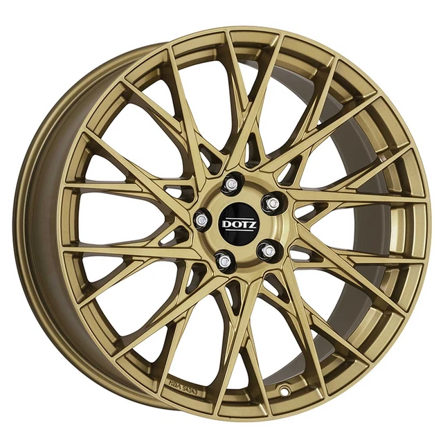 4 Cerchi In Lega Dotz Fuji Oro, 8.0Jx18 ET40 5x112 - Compatibili Con Alfa Romeo Giulietta