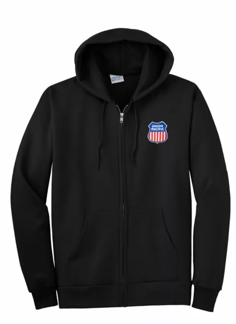 Union Pacific Raillroad Zippered Hoodie Sweatshirt [47]